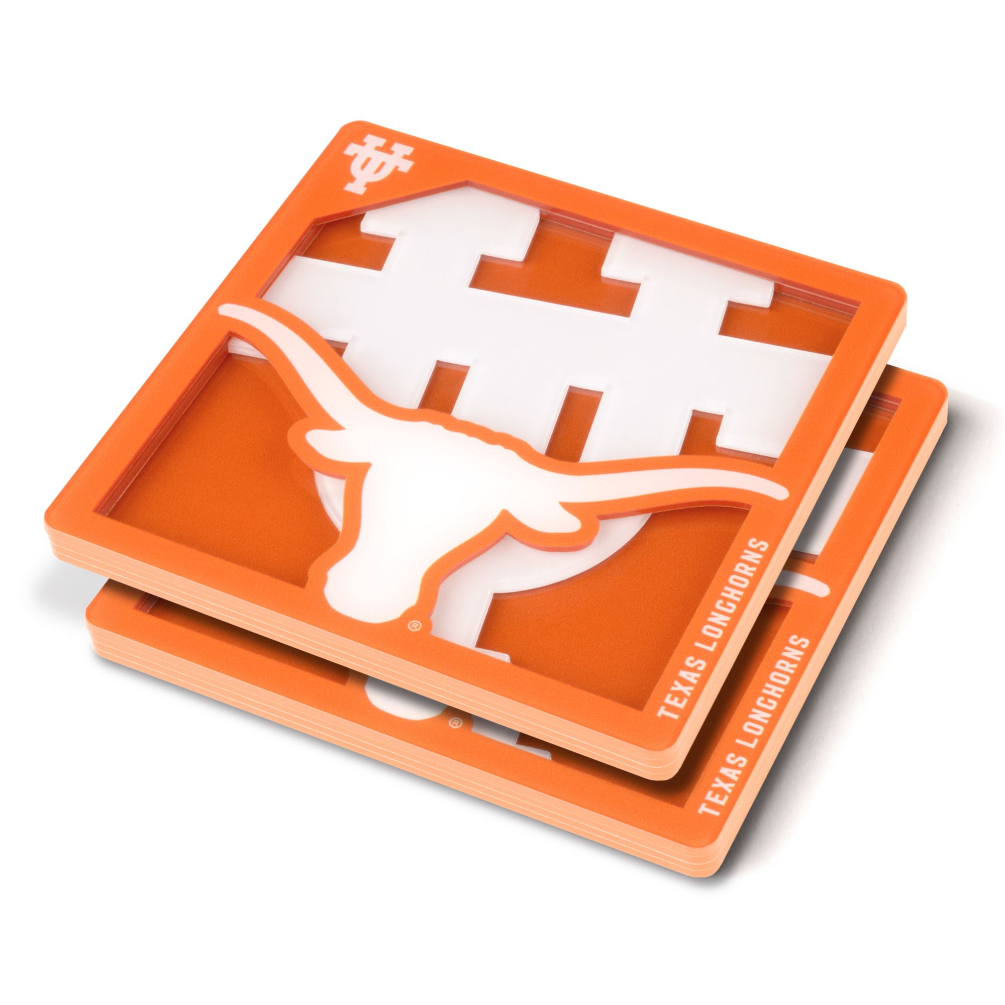 YouTheFan Texas Longhorns Logo Series Coaster Set