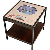 You The Fan Washington State Cougars 25-Layer Stadium Views Lighted End Table