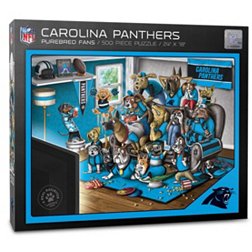 You The Fan Carolina Panthers 500-Piece Nailbiter Puzzle