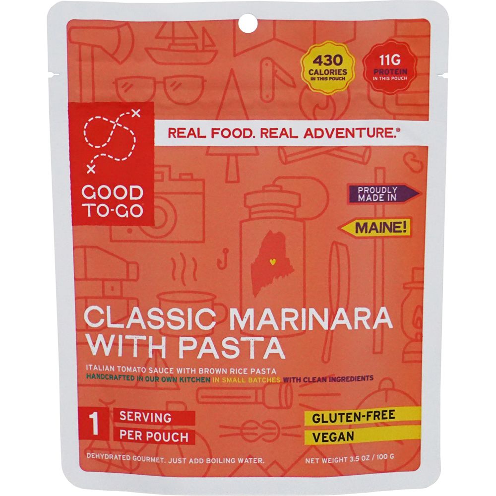 Good To-Go Classic Marinara with Pasta – Single Serving
