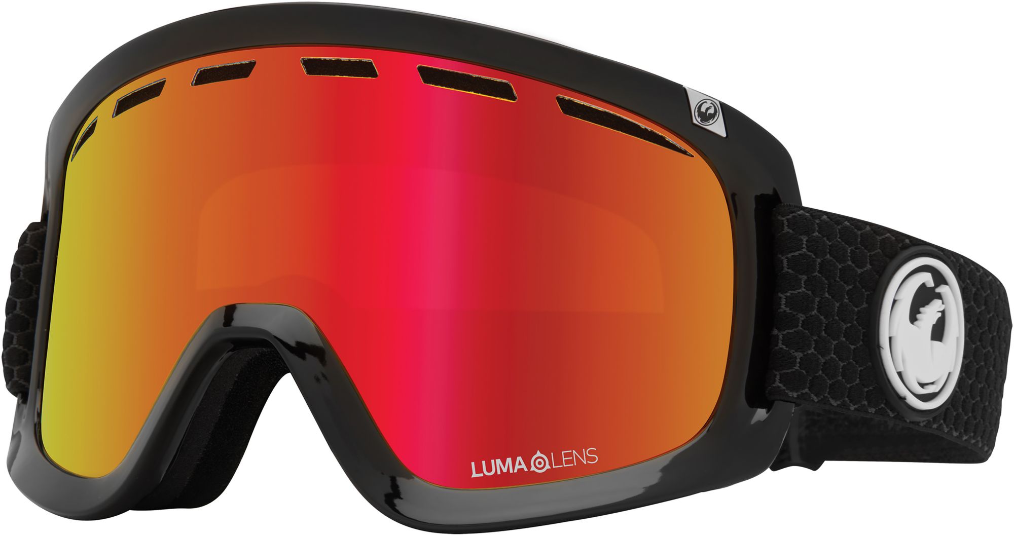 Dragon Unisex D1 Over the Glasses Snow Goggles