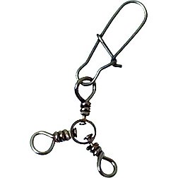 Eagle Claw 3-Way Swivel with Dual Lock Snap