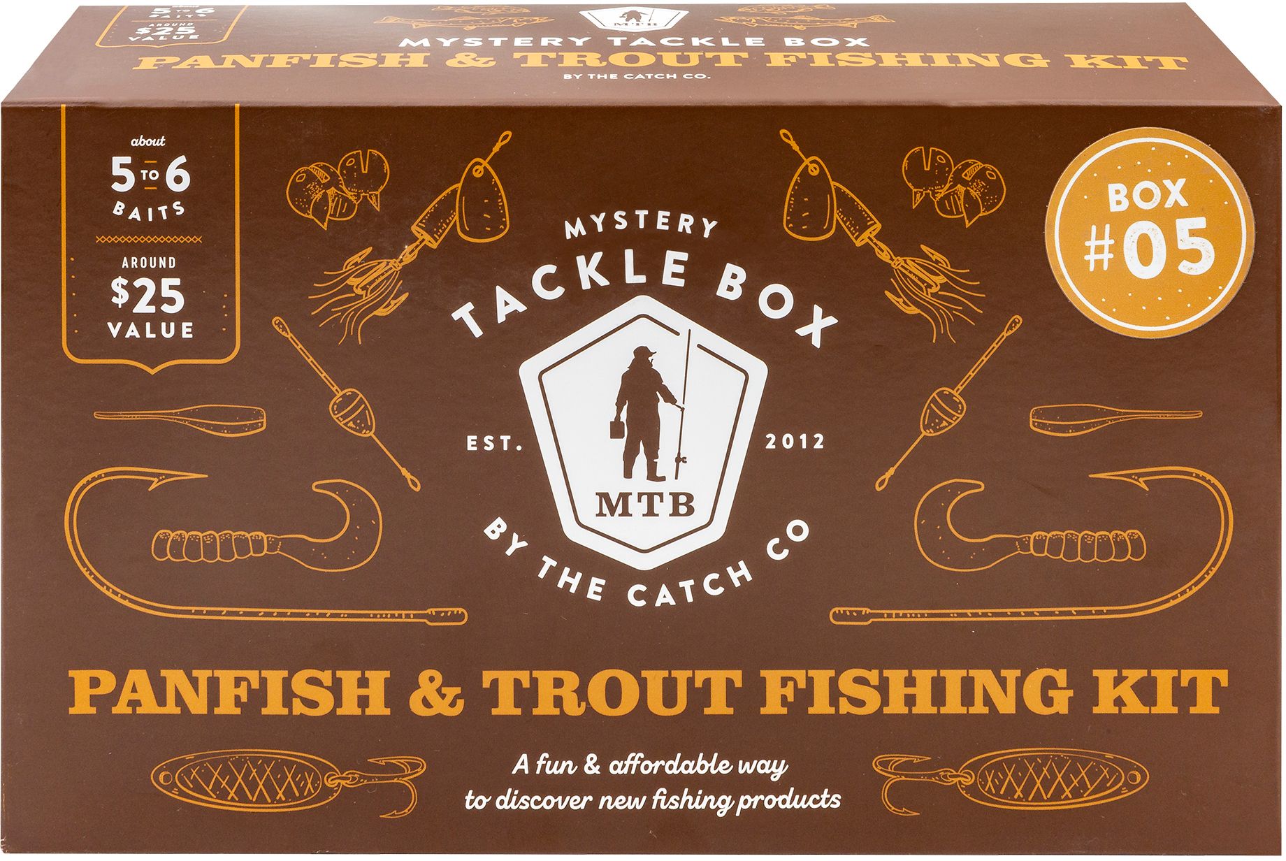 The Catch Co. Mystery Tackle Box~Panfish & Trout Fishing Kit~Box #305~New  In Box