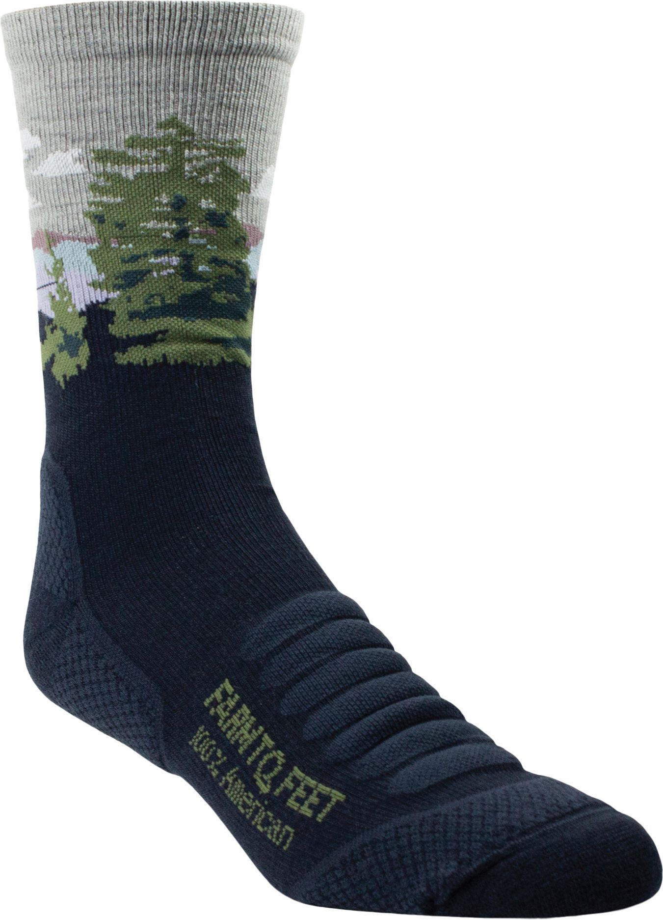 Farm to Feet Cascade Locks Light Targeted Cushion 3/4 Crew Socks