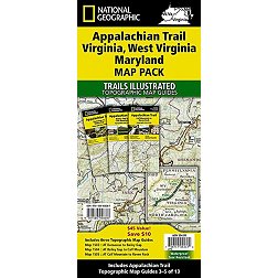 National Geographic Appalachian Trail: Virginia, West Virginia, Maryland Map Pack