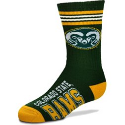For Bare Feet Youth Colorado State Rams 4-Stripe Deuce Socks