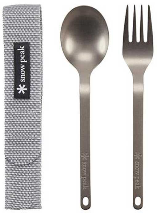 Snow Peak Titanium Fork &amp; Spoon Set
