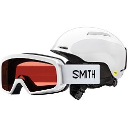 SMITH Youth GLIDE  MIPS Snow Helmet with RASCAL Snow Goggles Combo