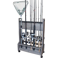 Rush Creek Creations 3-in-1 All-Weather 6 Rod Wall Holder