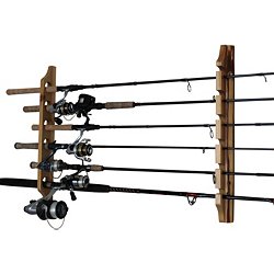 Solid Wood Fishing Rod Racks