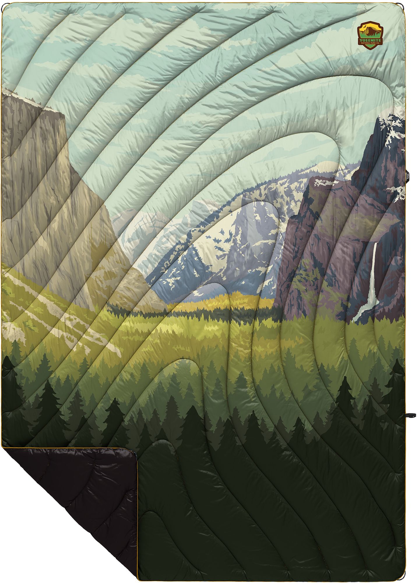 Rumpl Original Puffy Blanket National Parks Edition - Gray