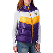 G-III for Her Women's Minnesota Vikings Rebound Puff Purple Vest