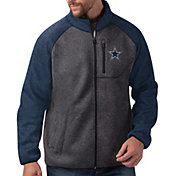 G-III Men's Dallas Cowboys Switchback Full-Zip Charcoal Jacket