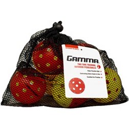 GAMMA Two-Tone Outdoor Training Pickleballs – 12 Pack