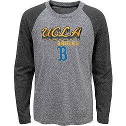 Gen2 Youth UCLA Bruins Grey Script Tri-Blend Raglan Long Sleeve T-Shirt