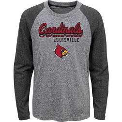 Louisville Cardinals Colosseum Youth 2-Hit Team Pullover Hoodie – Red
