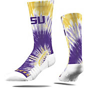 Strideline LSU Tigers Tie Dye Crew Socks