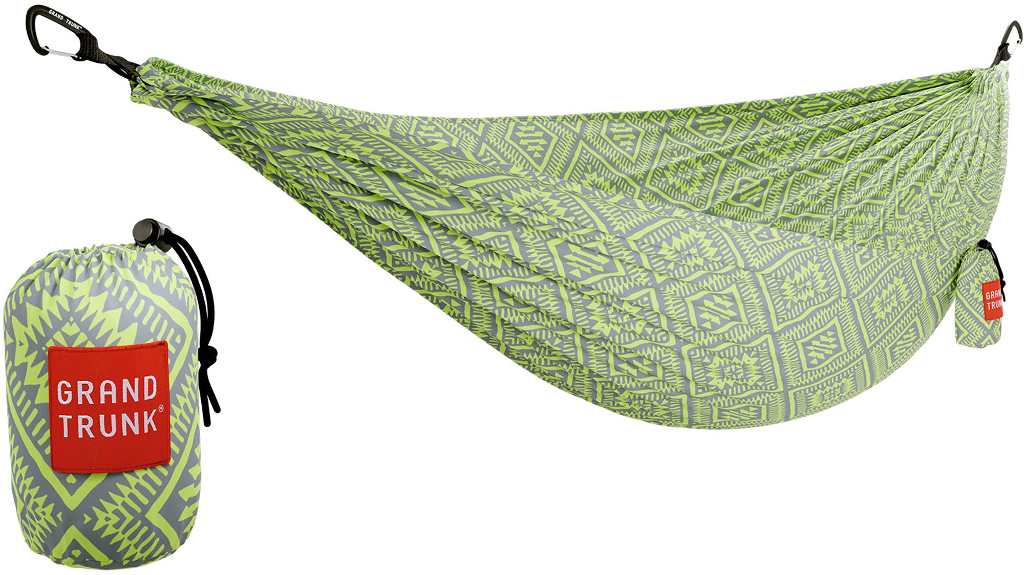 Photos - Other Grand Trunk Printed Double Hammock with Straps, Green Mamba Print 21GTRUDB