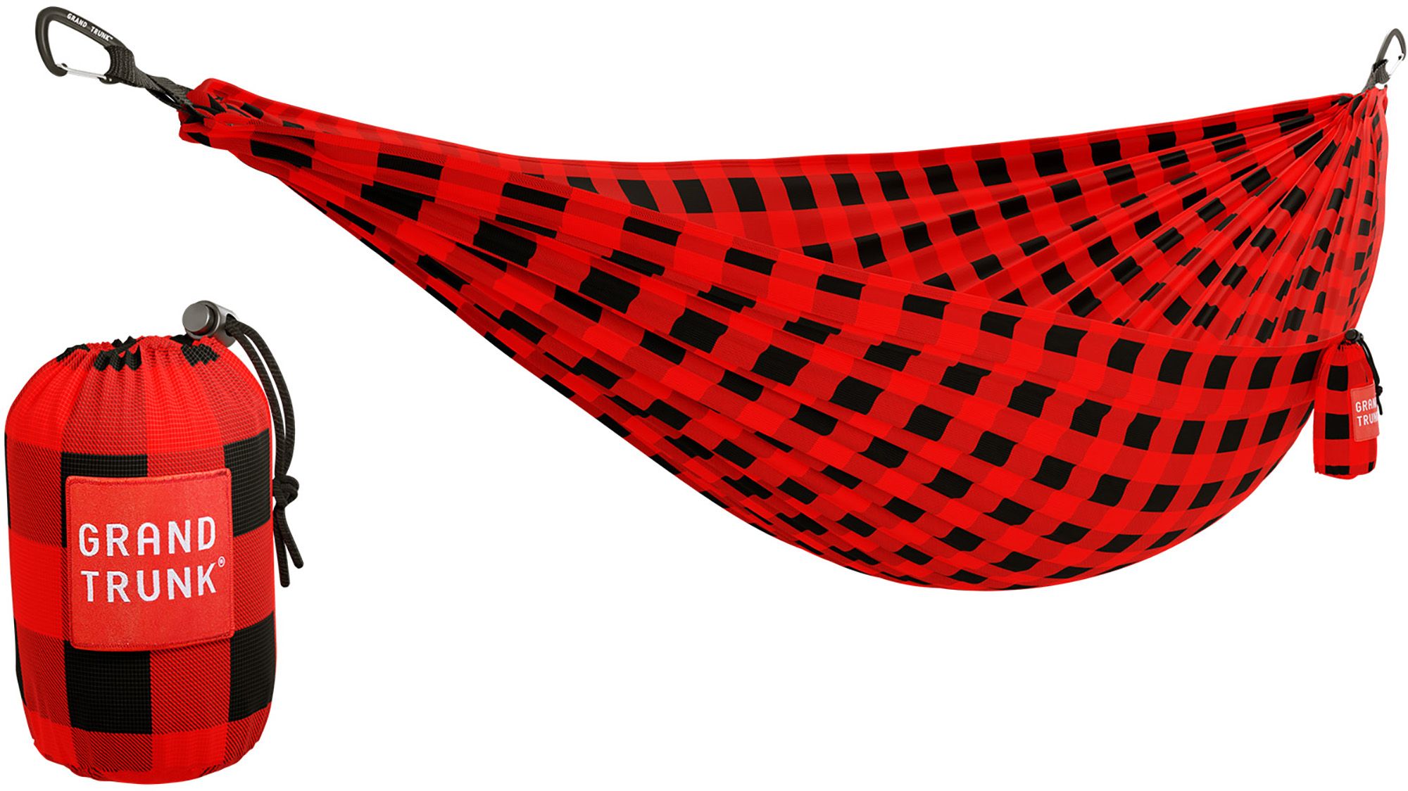 Photos - Other Grand Trunk Printed Double Hammock with Straps, Red Heritage Print 21GTRUD