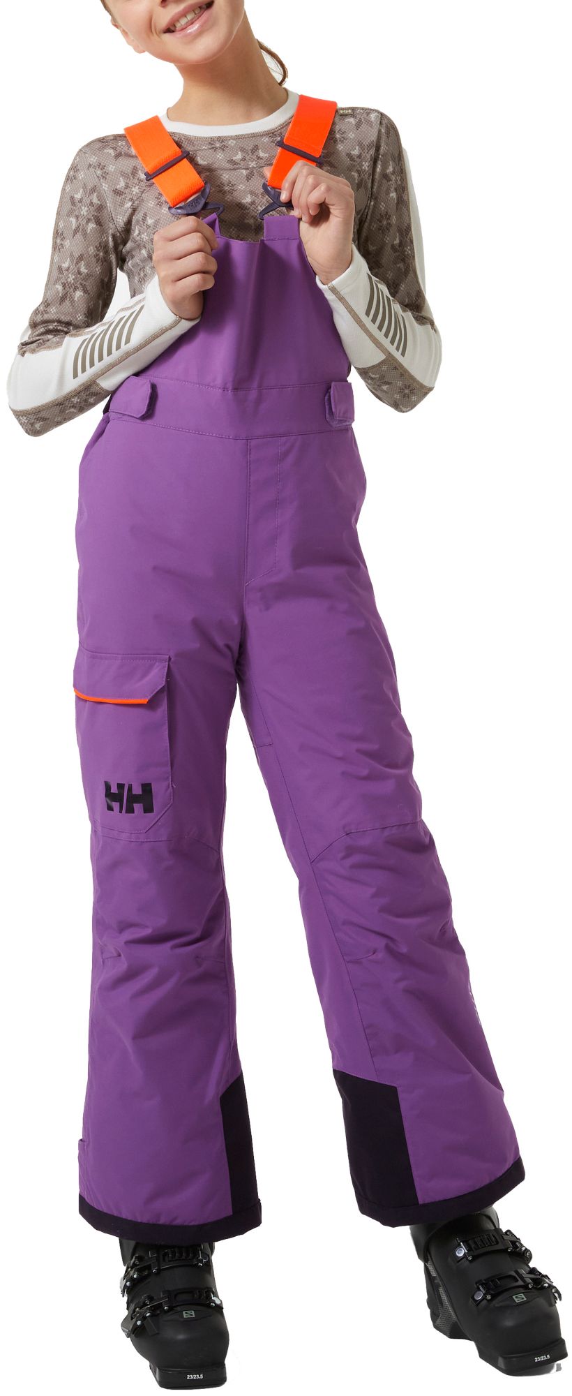 Photos - Ski Wear Helly Hansen Junior's Summit Bib Pant, Boys', Size 14, Crushed Grape 21HLY 