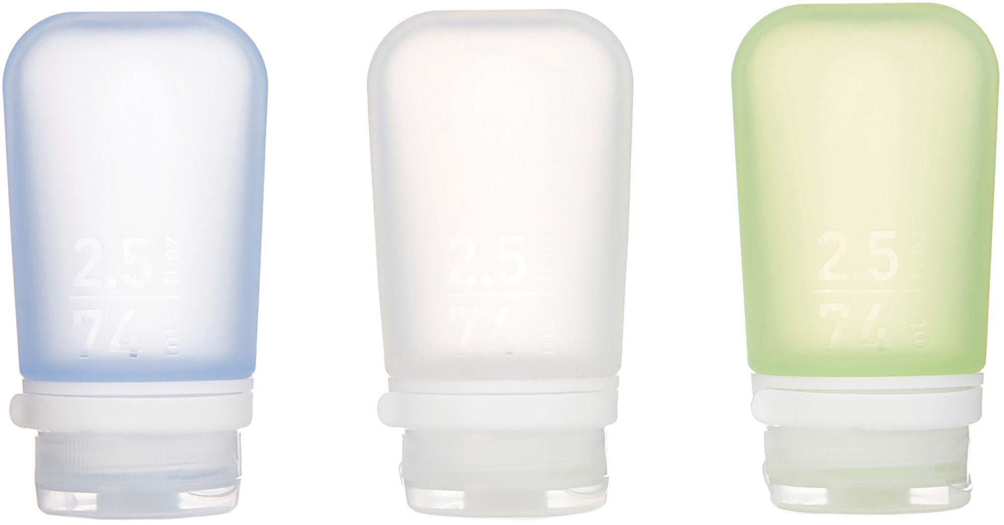 humangear GoToob+ Medium 3-Pack Silicone Bottles