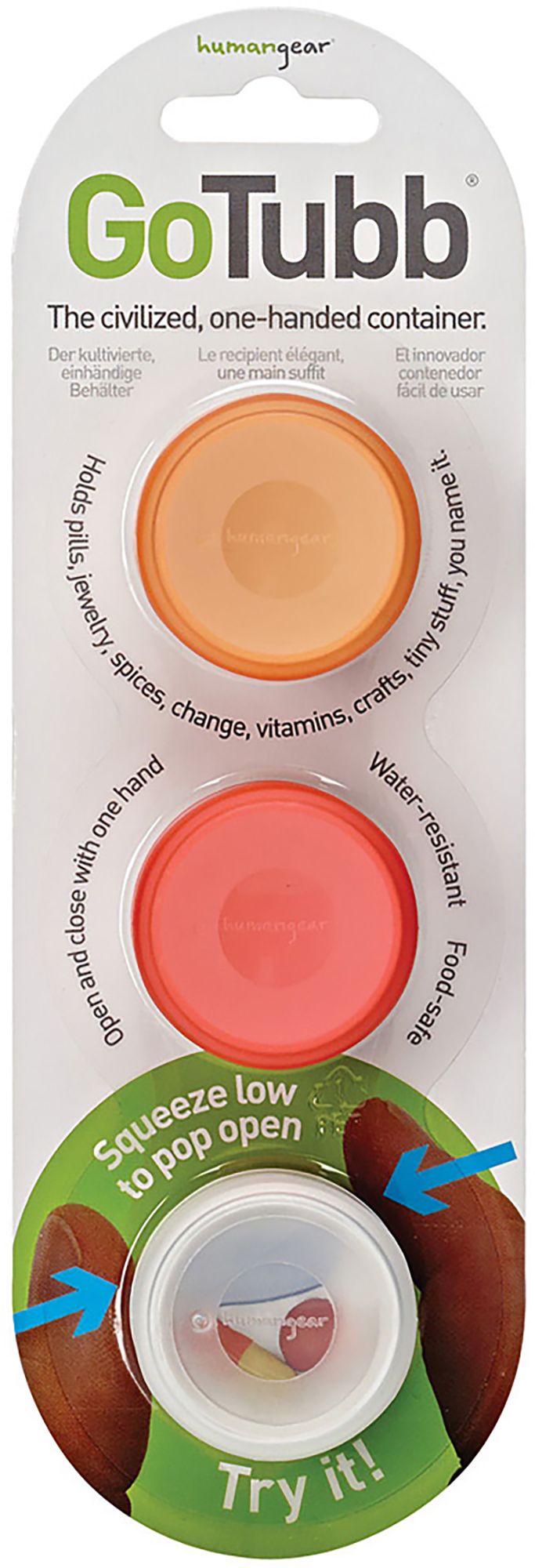 Clear/Red/Orange