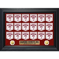 Highland Mint 2020 National Champions Alabama Crimson Tide Gold Coin Deluxe Banner Collection