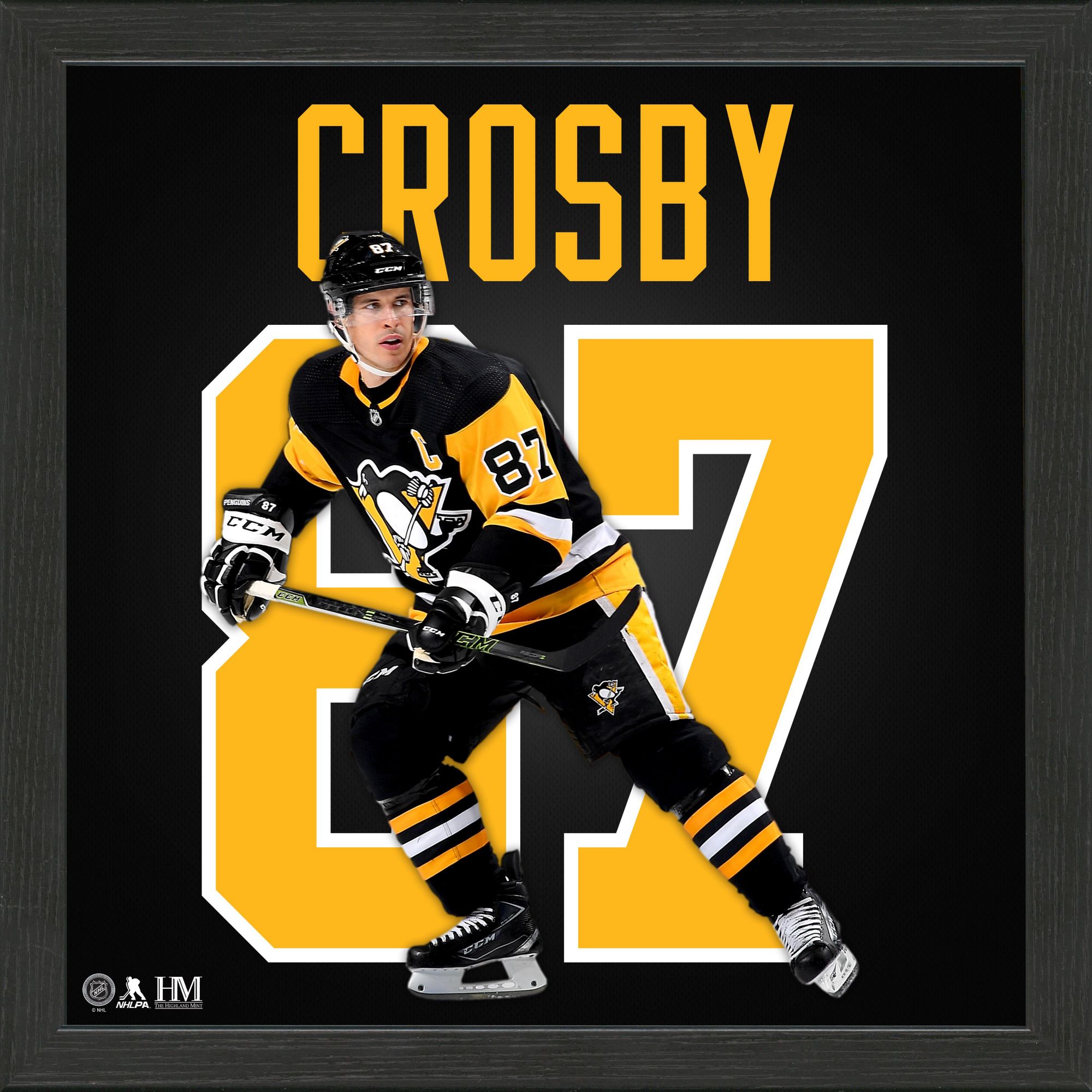 Adidas Pittsburgh Penguins No87 Sidney Crosby Black Home Authentic Drift Fashion Stitched NHL Jersey