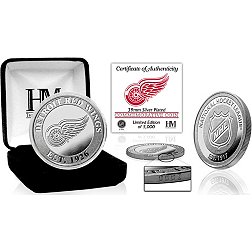 Highland Mint Detroit Red Wings Silver Team Coin