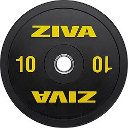 ZIVA Olympic Rubber Bumper Plates - Single