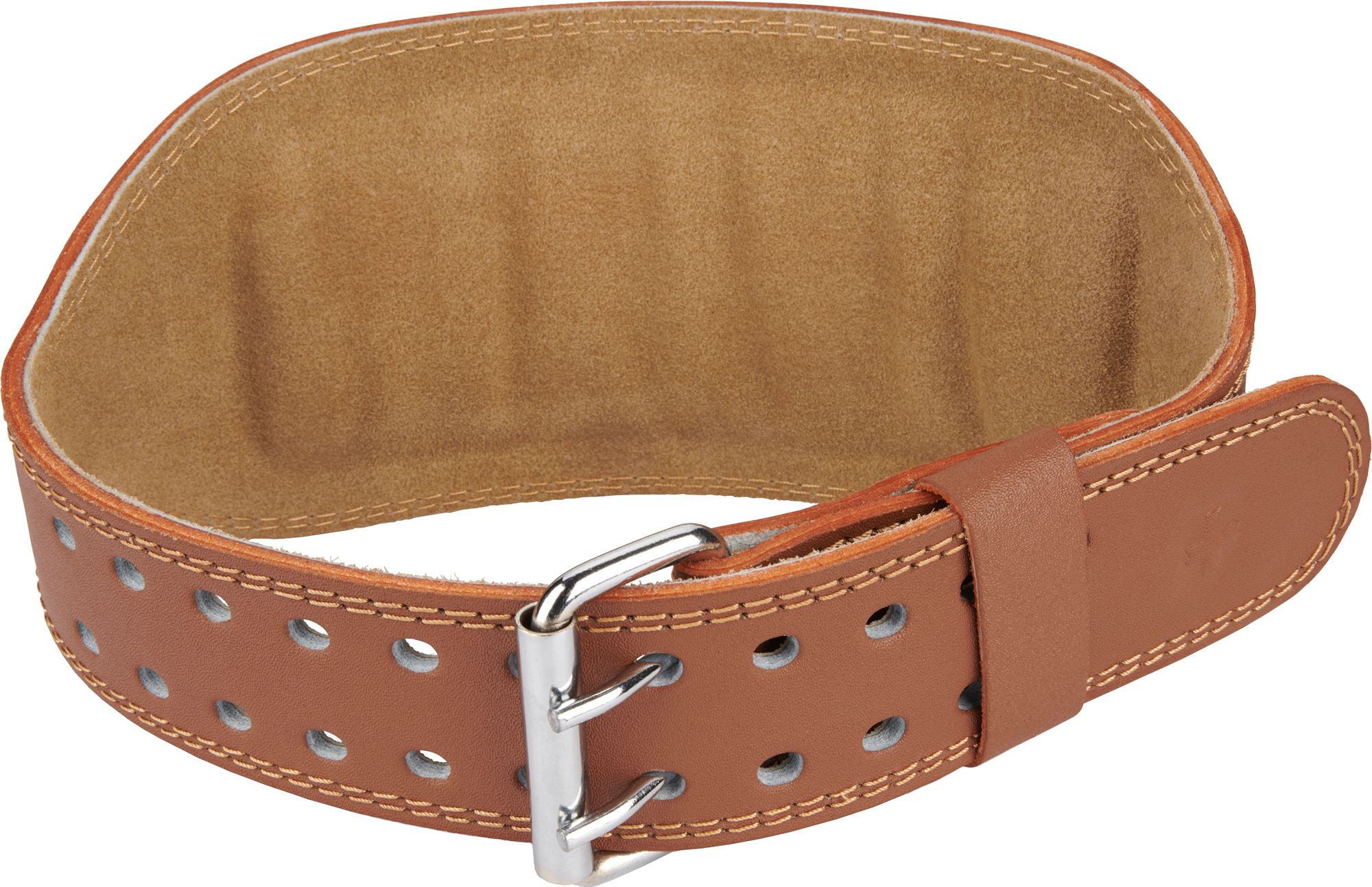 Harbinger 6" Padded Leather Weightlifting Belt