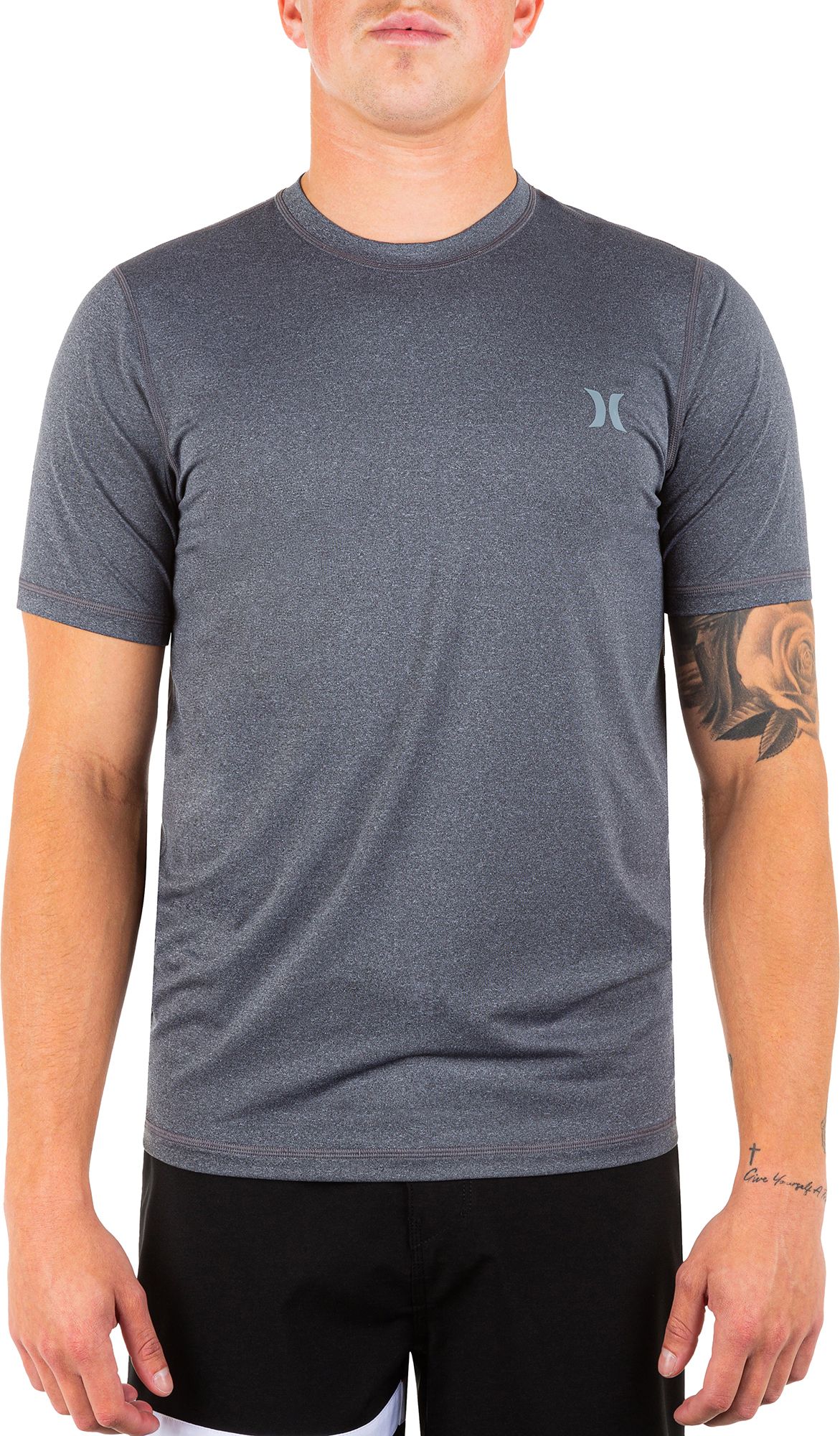 Hurley Men's Icon Heather Short Sleeve Surf Shirt