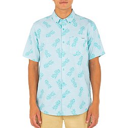 Hurley Men's One and Only Stretch Print Button Down Shirt
