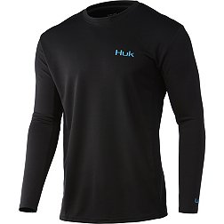 HUK Fishing Shirt Outdoor Sun Protection Long Sleeve T-shirt - – Big Bite Fishing  Shirts