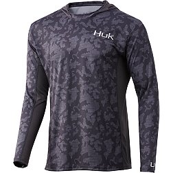 Generic HUK New Arrival Men's Hooded Fishing Shirt Long Sleeve Sun