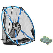 Rukket Pro Light-Up Chipping Net with 6 Tru-Spin Glow-in-the-Dark Practice Balls