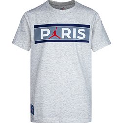 Jordan Youth Paris Saint-Germain Jumpman Grey T-Shirt