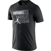 Jordan Men's San Antonio Spurs Black Dri-Fit T-Shirt