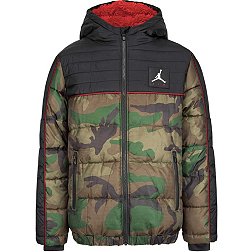 Jordan Boys' Color Blocked Air Puffer Jacket
