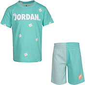 Jordan Little Boys' Jumpman Box All Over Print T-Shirt and Shorts Set