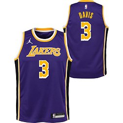 Nike Youth Los Angeles Lakers Anthony Davis #3 Purple Dri-FIT Swingman Jersey