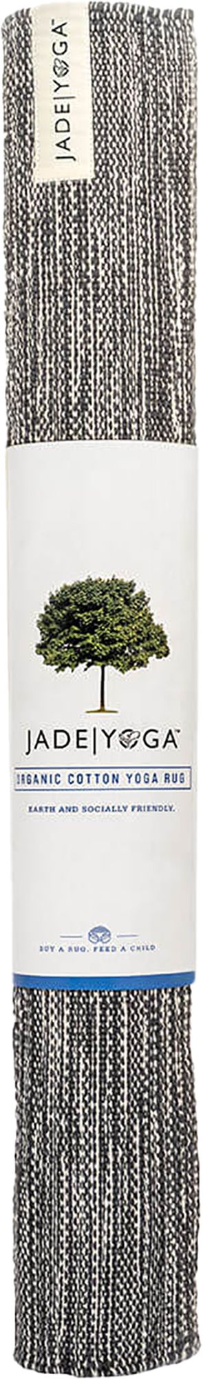 Jade Yoga Organic Cotton Hand Loomed Yoga Rug