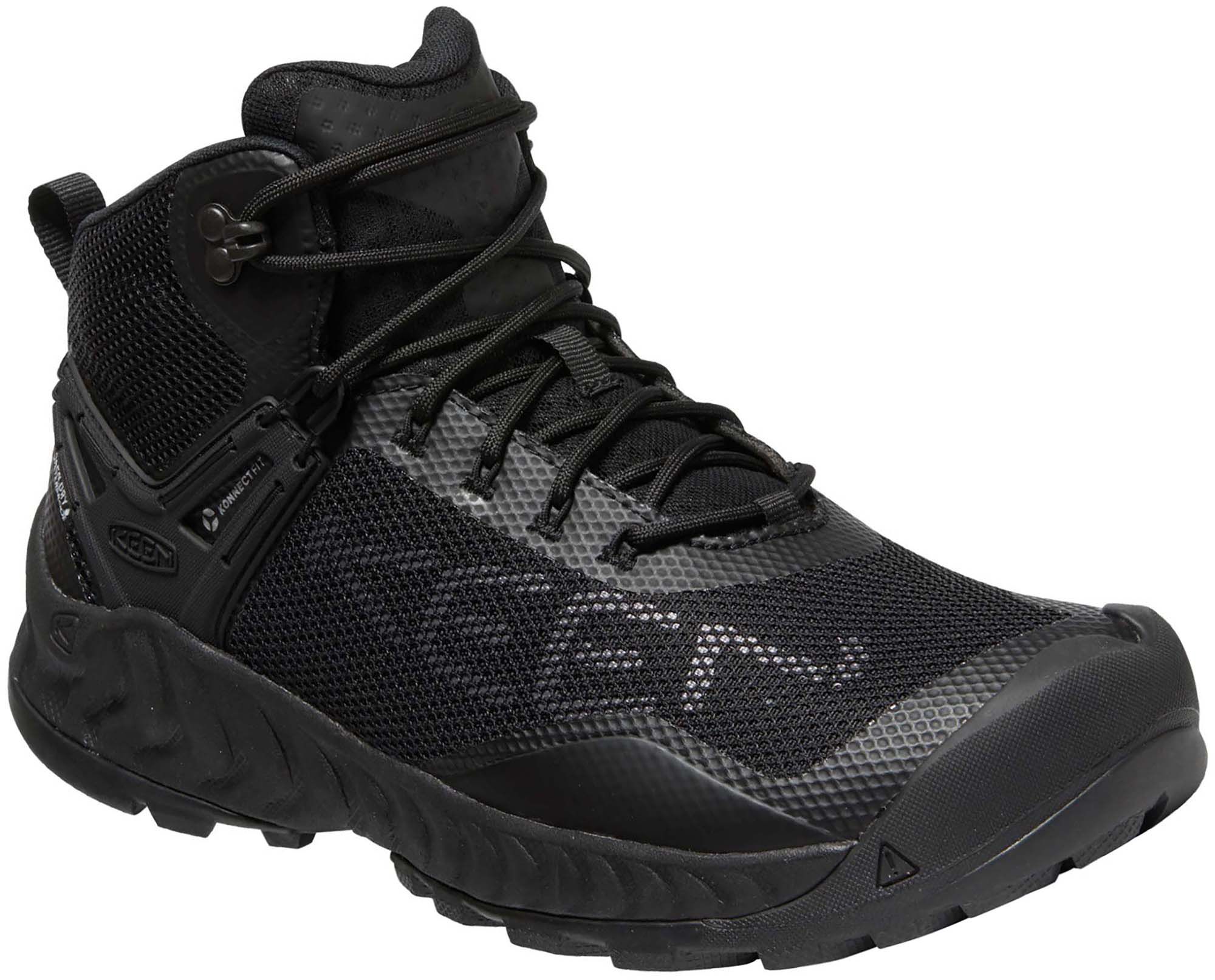 KEEN Men's NXIS EVO Waterproof Hiking Boots - Black