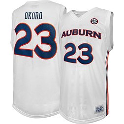 Retro Brand Men's Auburn Tigers Isaac Okoro #23 White Replica Basketball Jersey