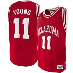 Original Retro Brand Men's Oklahoma Sooners Trae Young #11 Crimson Replica Basketball Jersey