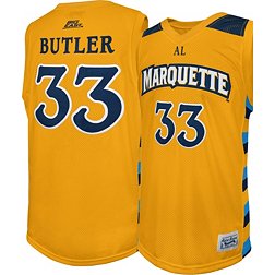 Retro Brand Men's Marquette Golden Eagles Jimmy Butler #33 Gold Replica Basketball Jersey