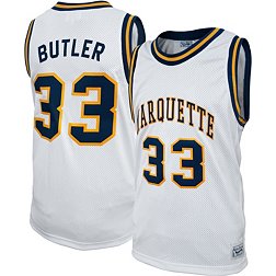 Retro Brand Men's Marquette Golden Eagles Jimmy Butler #33 White Replica Basketball Jersey