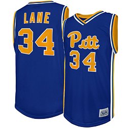 Retro Brand Men's Pitt Panthers Jerome Lane #34 Blue Replica Basketball Jersey