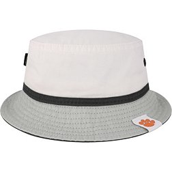 League-Legacy Men's Clemson Tigers Weston Relaxed Twill White Bucket Hat