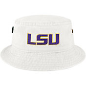 League-Legacy Men's LSU Tigers Relaxed Twill White Bucket Hat
